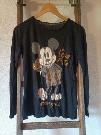 Mickey Mouse Langarmshirt, Grösse 36