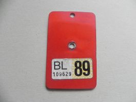 Velonummer Velo BL 1989 Baselland 89 Nummer Geschenk Bike