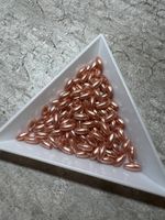Zierperlen 7 x 3 mm - Farbe Pink / Acryl (neu)