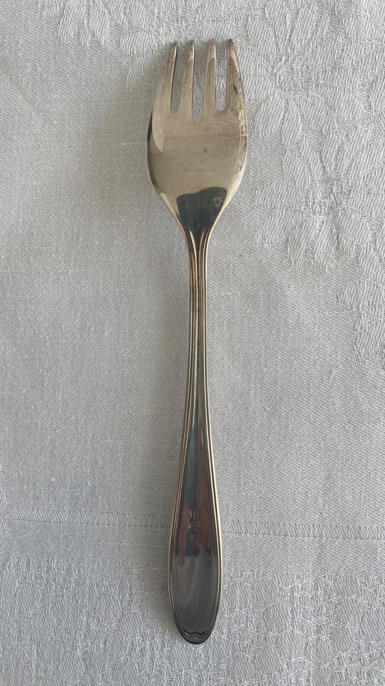 WMF Forchette: 4 versilberte Dessertgabeln, Marke WMF – Usato da Binningen venduto da 1adler 3