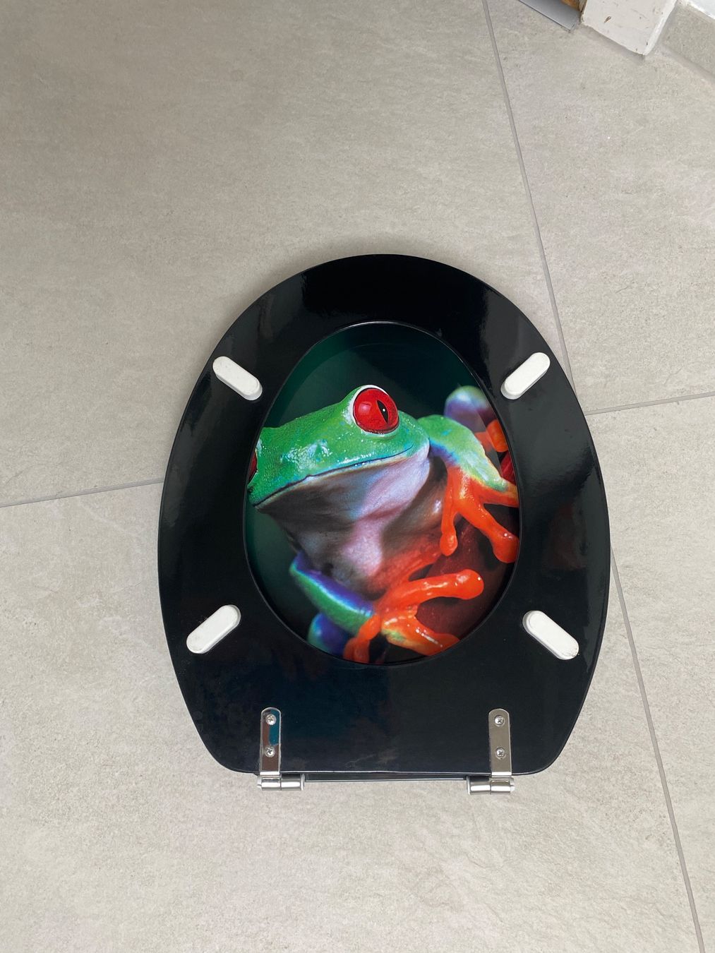 WC: WC Deckel Rotaugenlaubfrosch – Neu (gemäss Beschreibung) aus Vilters von Zwaergli13 2