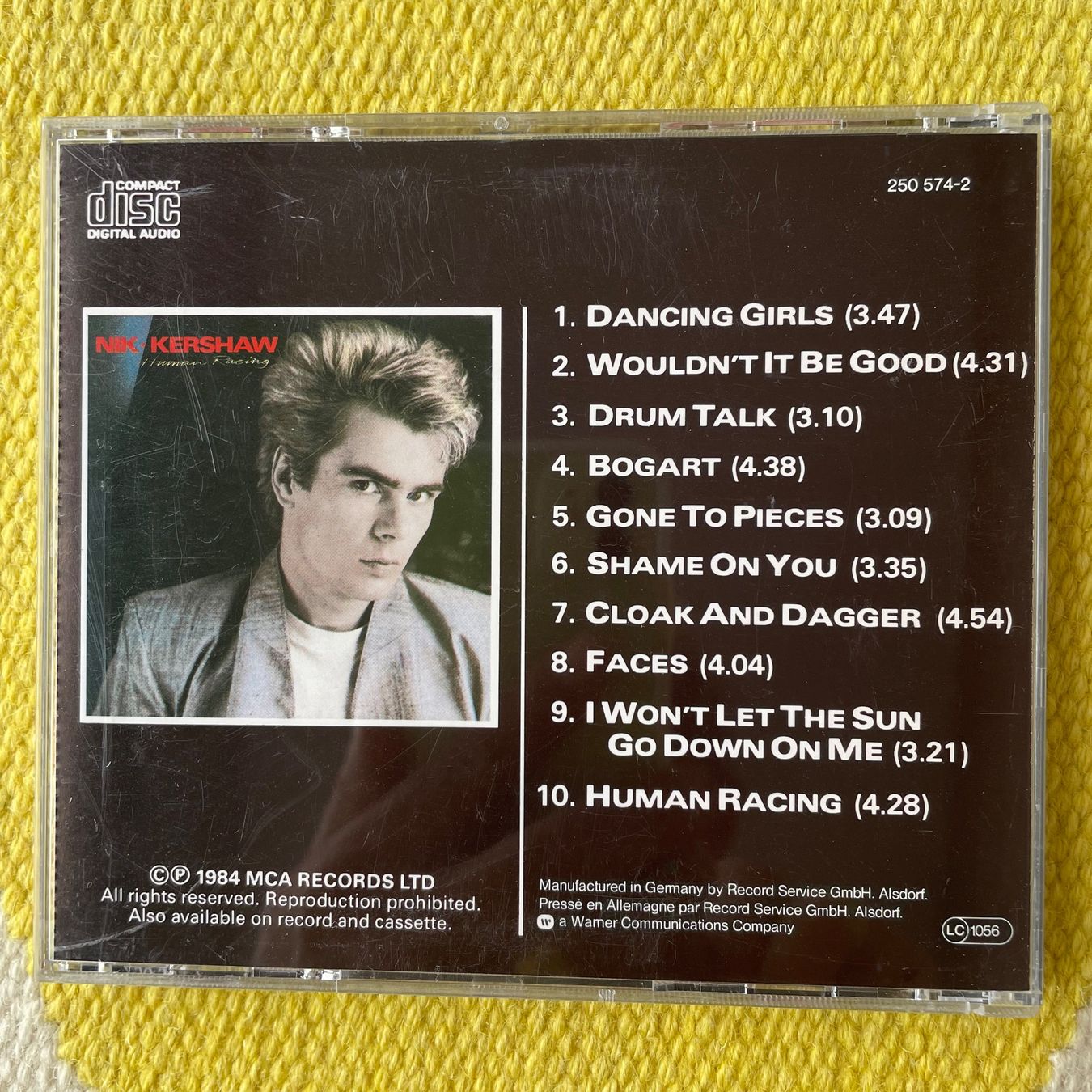 CD: NIK KERSHAW-HUMAN RACING – Usato da Rorschacherberg venduto da CD-Roli 1