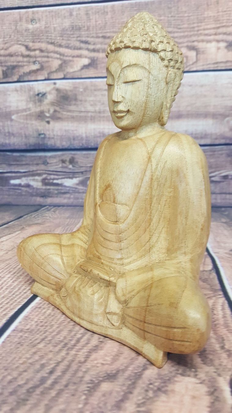 Skulpturen & Statuen: Skulptur Figur Buddha 20cm – Neu und originalverpackt aus Domat-ems von Gr8wood 1