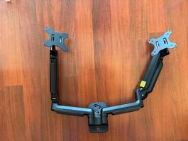HUANUO Monitor Wandhalterung 2 Monitore, für 17-32 Zoll