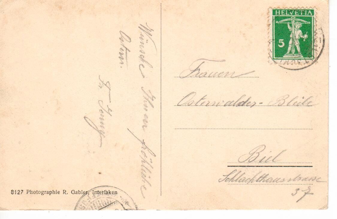 Cartoline postali: Zweilütschinen – Usato da Wolhusen venduto da Curver9 1