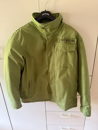 Motorradjacke Genuine Gear Grün Textil