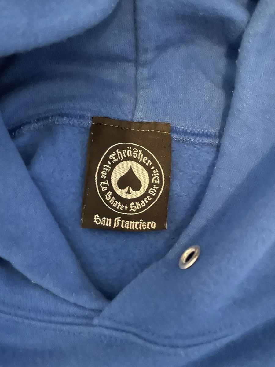 Maglioni & Felpe: Thrasher Magazine Kapuzenpullover blau Grösse M – Usato da Sissach venduto da Gaemma 1