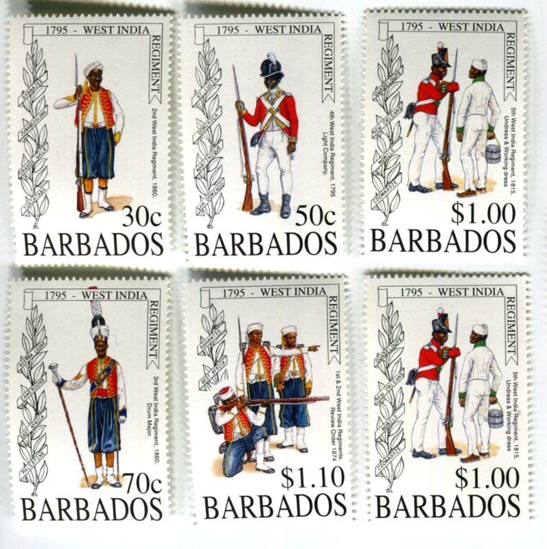 Alle Briefmarken: Briefmarken "Uniform". Barbados – Neu und originalverpackt aus Basel von Butsch5