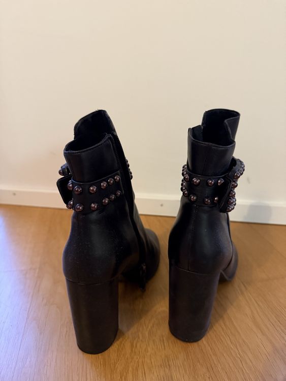 Chaussures femmes: Black Ankle Boots with Block Heel Gr. 40 – D'occasion à Zürich par anj_wz6g 2