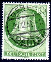 DEUTSCHE POST 1952 FREIHEITSGLOCKE GESTEMPELT - BU46