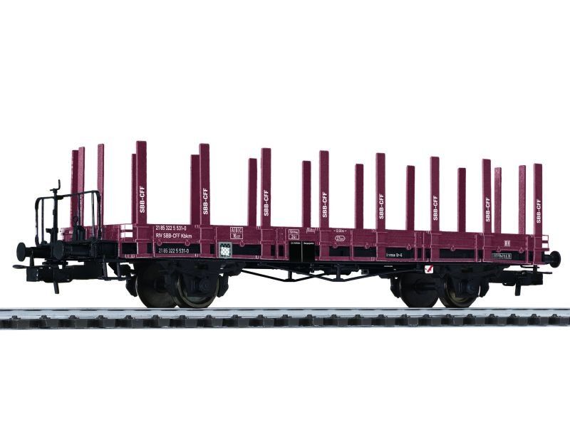 Liliput Modelleisenbahnen: SBB CFF Rungenwagen Kbkm, Liliput HO – Neu und originalverpackt aus Lenk im Simmental von MOB-41