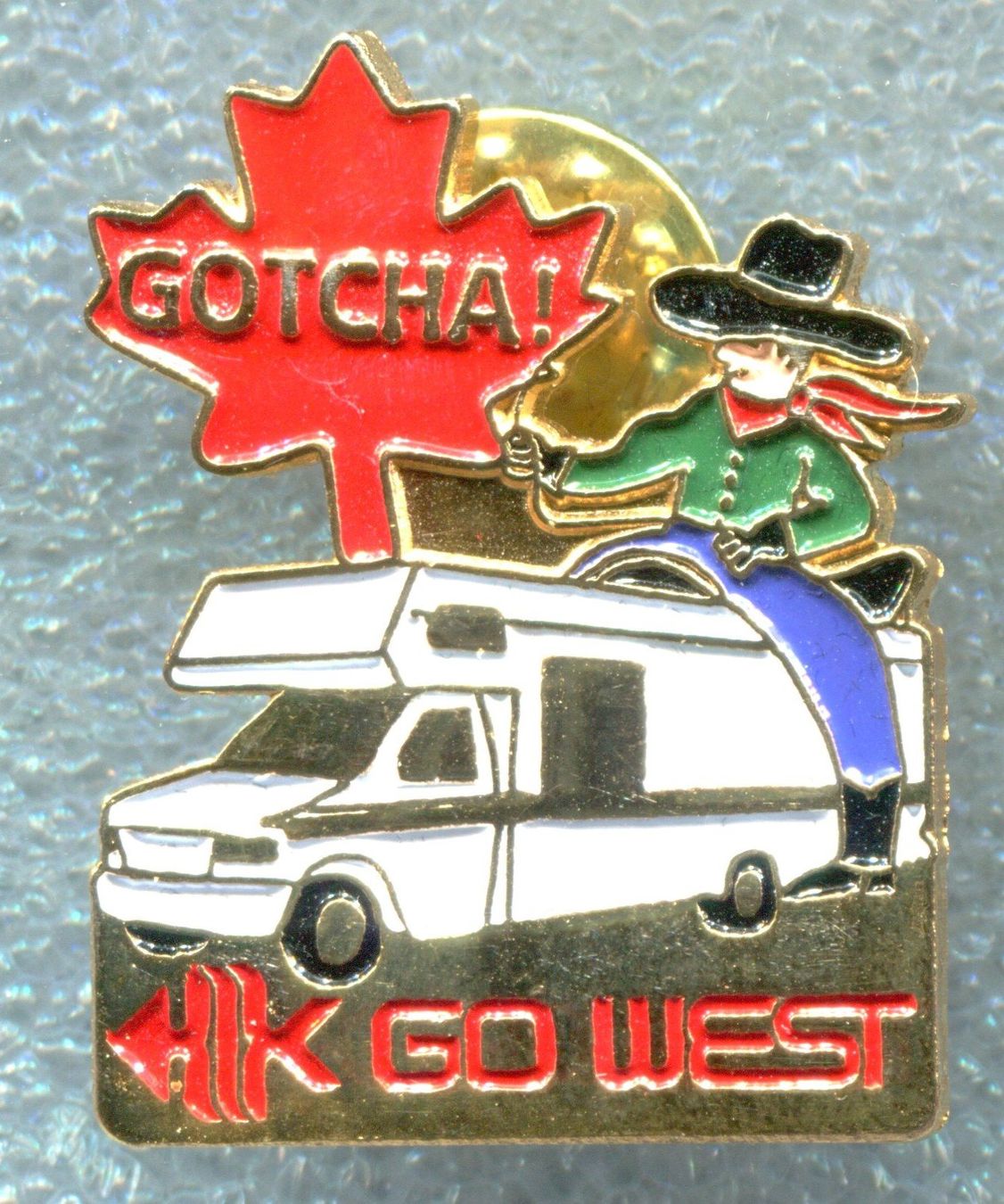 Plaquettes & Badges: GOTCHA  GO WEST – D'occasion à Winterthur par Sammleroase
