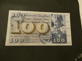 Schweiz 1972, 100 Franken