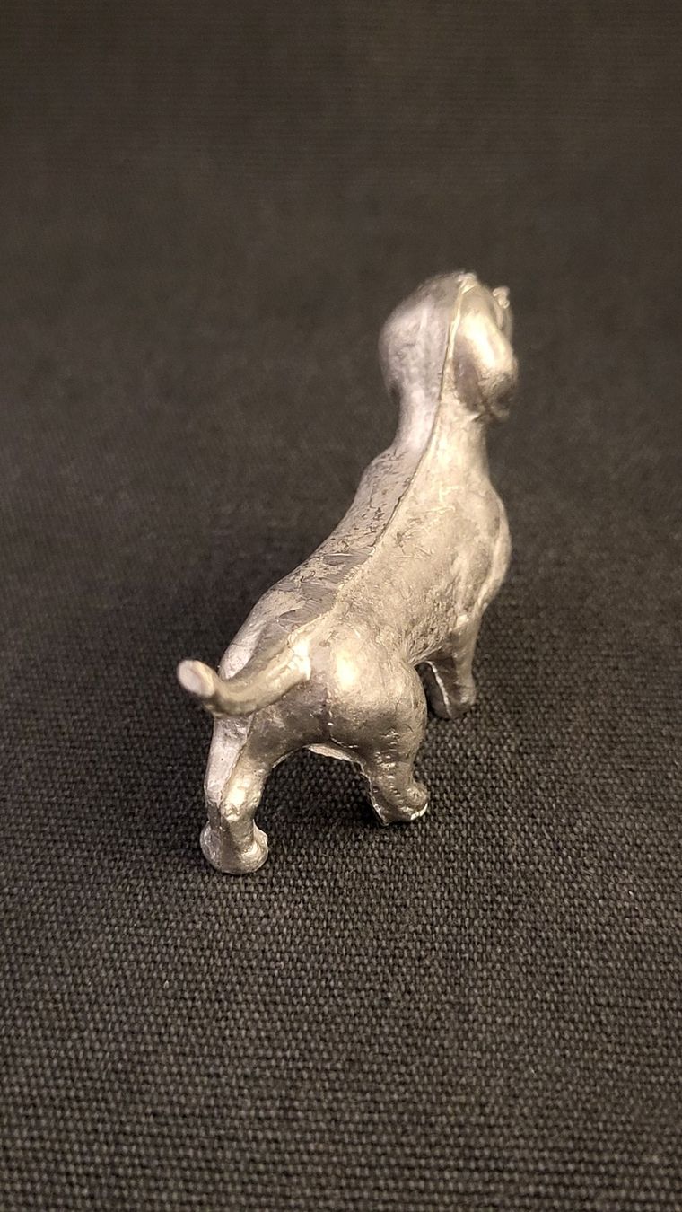 Statuette: Kleiner Metall-Dackel "I" – Usato da Basel venduto da spinne02 6