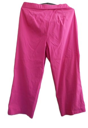 Gr. 44/46 Schlupfhose Blau mit Blumen  Stretch s.Masse