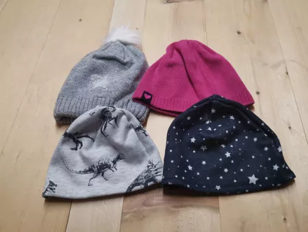 Kappen Mützen Wintermütze 4 Stück Kinder 3-6 Jahre
