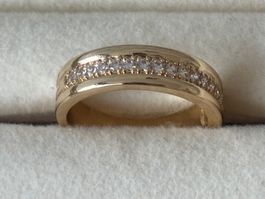 Luxus Elegante Gr: 17/7  Ring Farbe: Gold