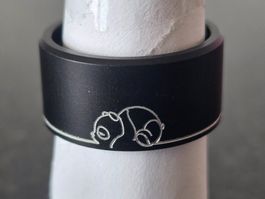 Mood Addon en aluminium noir panda, taille 52