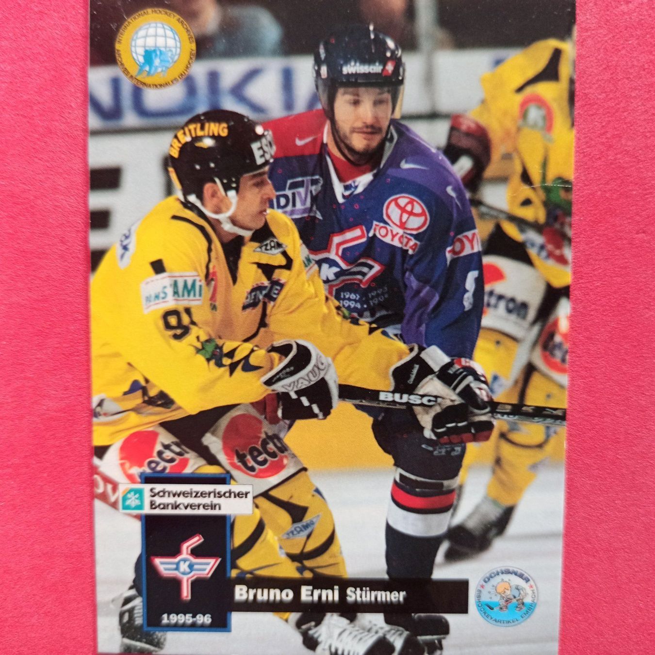 Carte collezionabili: Bruno Erni - EHC KLOTEN - 1995/96 – Usato da Dübendorf venduto da kb86_MOVIE