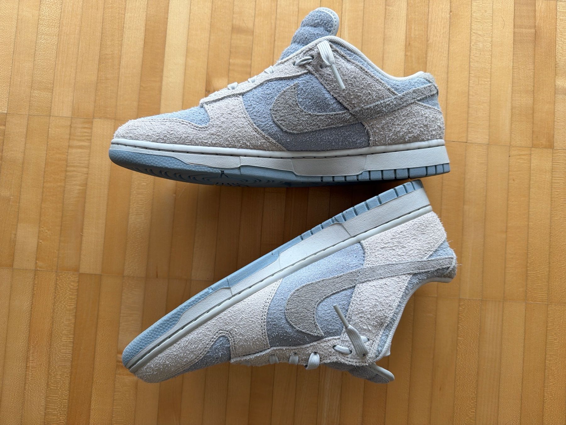 Nike Herrenschuhe: Nike Dunk Low Sneaker hellblau Wildleder gebraucht – Gebraucht aus Winterthur von klein-r 1