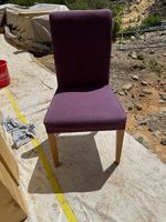 6 IKEA Stühle und 3 Garnituren Bezüge da zu