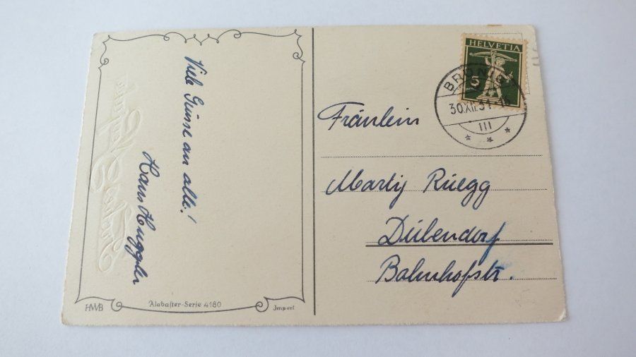 Cartes postales: Frohes Neujahr - 1931 – D'occasion à Jona par centumprata 1