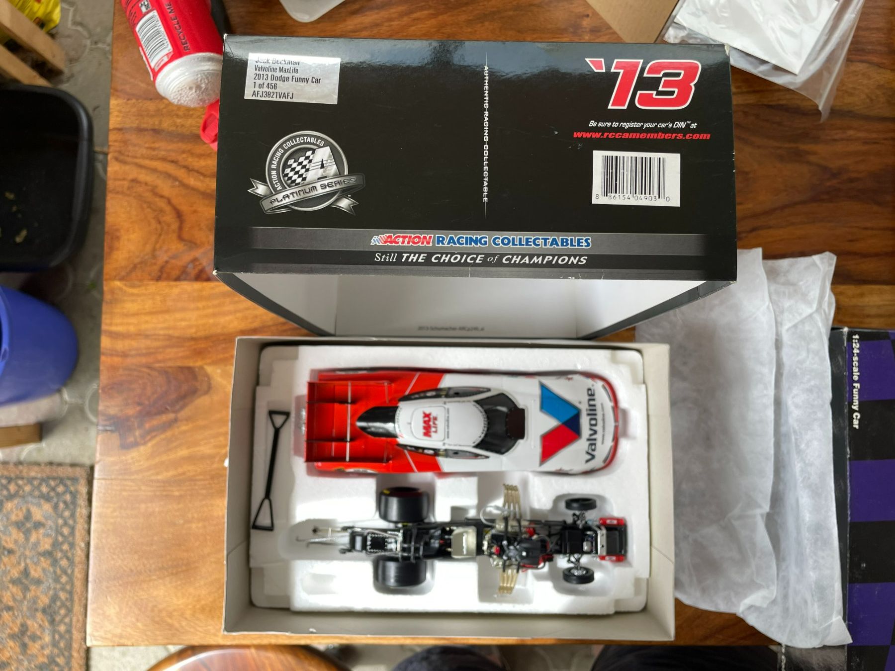 Dodge Modellini d'auto: NHRA Dodge Jack Beckham       1:24 – Nuovo e nell'imballaggio originale da Wohlen AG venduto da Erelpowerline 1