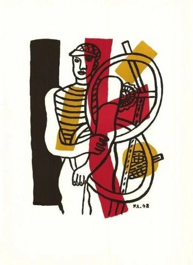 Arts picturaux & lithographies: Fernand Léger - Der Radfahrer - Originallithographie – Neuf (Voir description) à Ponte Tresa par 11GalleriaAlterEgo11 9