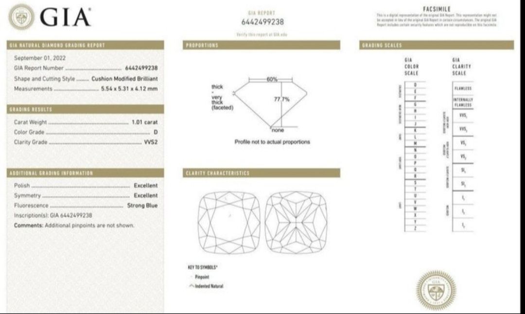 Pietre preziose: diamant GIA 1 carat D – Nuovo (secondo la descrizione) da Wallisellen venduto da mou_88kg 1