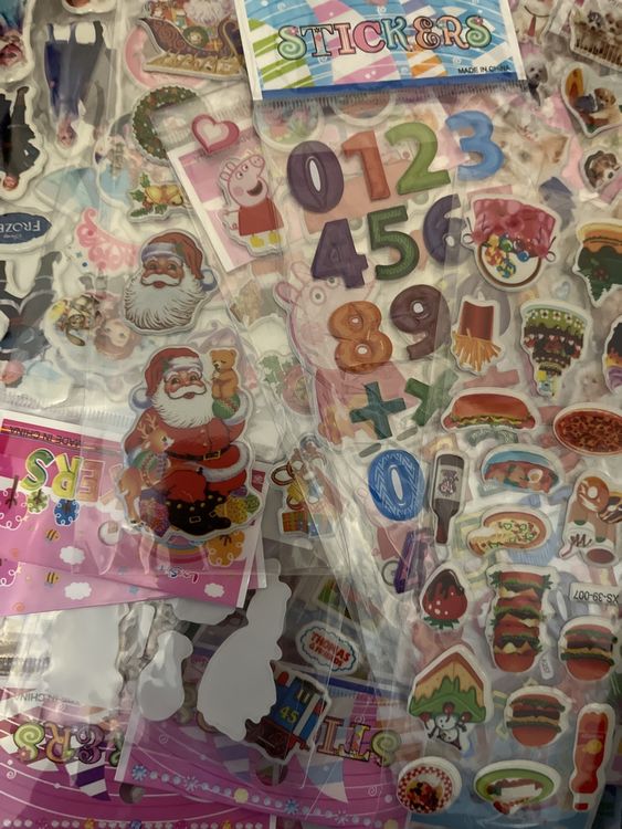 Sticker kleber kind neu bogen bögen new fest basteln schule (Neu und ...