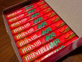 Maxell UR 60 Audiokassetten, Originalverpackt, 10 Stk.