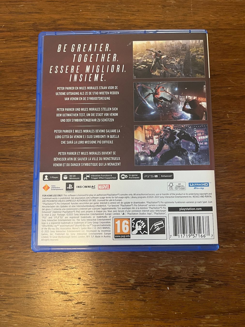 Marvel Giochi: Spiderman 2 ps5 – Nuovo (secondo la descrizione) da Zürich venduto da Arch2 1