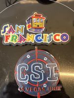San Francisco & CSI Las Vegas Magnete, 2 Stk. Neuwertig