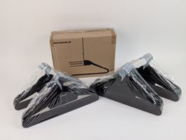 SONGMICS Kleiderbügel schwarz, 50er-Set