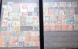 Album - 16 pages de timbres oblitérés de divers pays