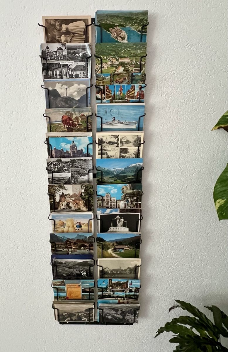 Cartoline postali: 120 Vintage Postkarten Sammlung mit Wandhalter Kartenständer – Usato da Hunzenschwil venduto da Madachica 9