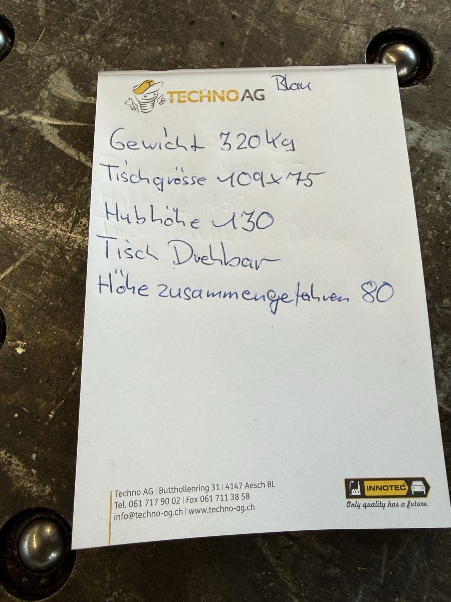 Piattaforme elevatrici & Crick: Schwerlast-Hubtisch – Usato da Menziken venduto da Shooter700 4