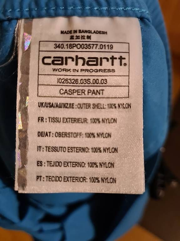 Pantalons: Carhartt Casper Pant Gr.XXL hellblau – D'occasion à Rupperswil par Homer20 1