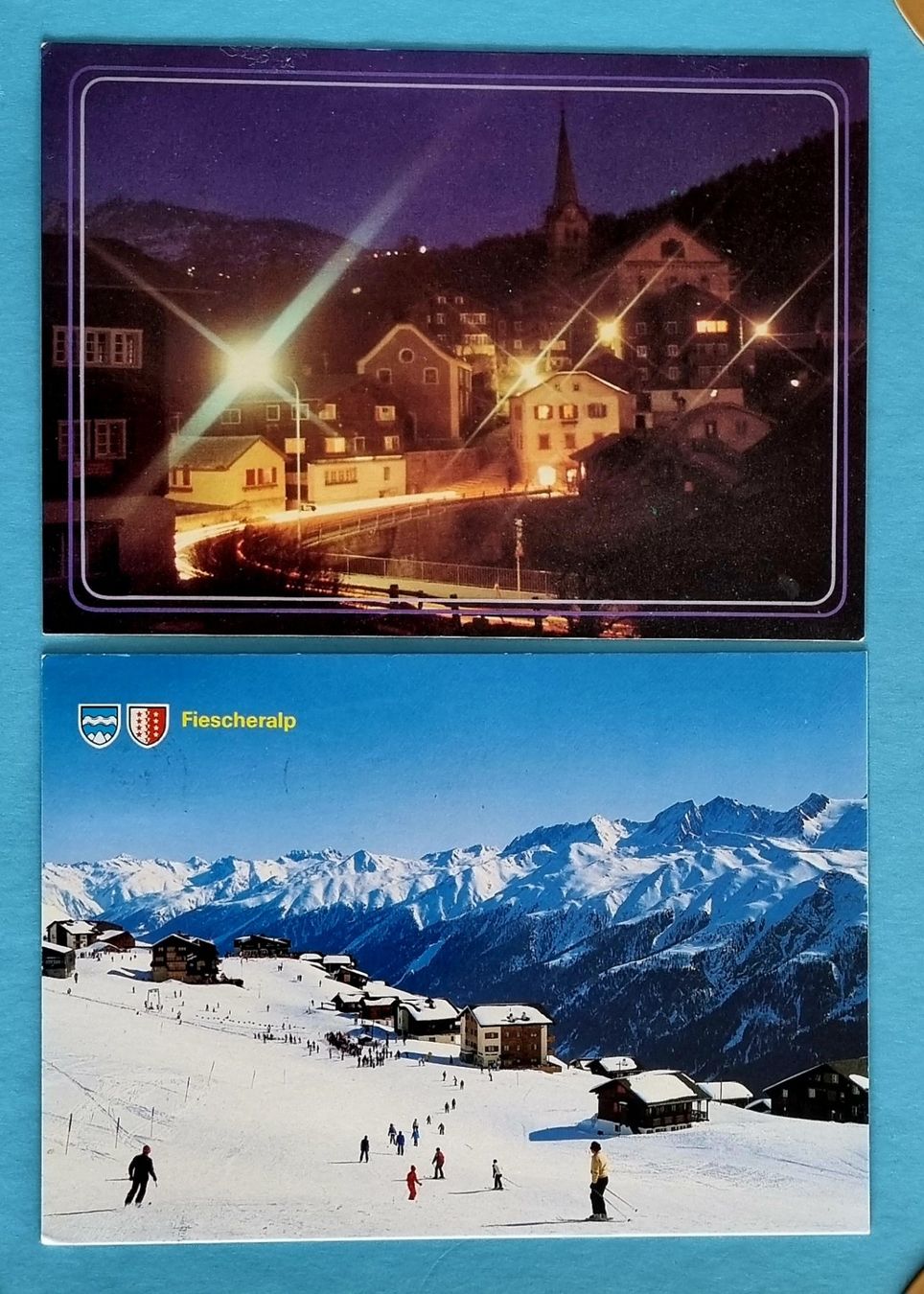 Ansichtskarten: Fiesch - Fiescheralp – Gebraucht aus Rothrist von RROENK
