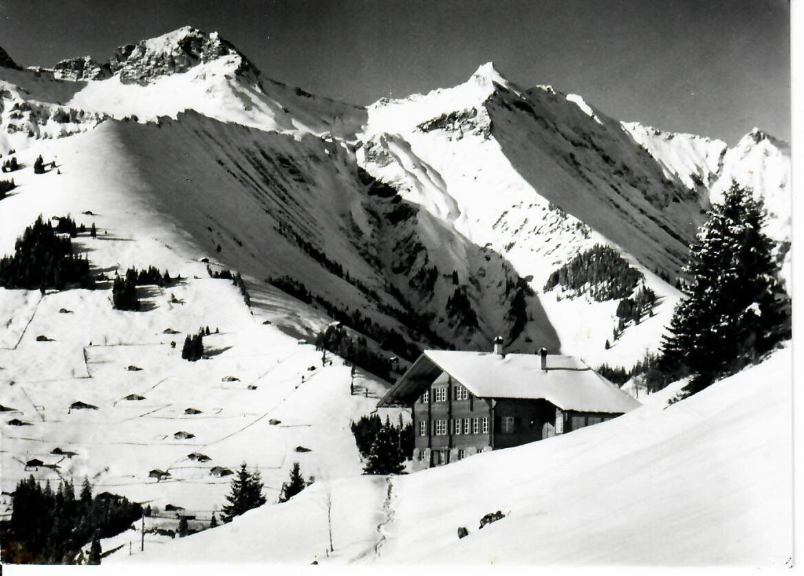 Cartoline postali: "Weid" Achseten b. Adelboden – Usato da Hochdorf venduto da Ziegel-16