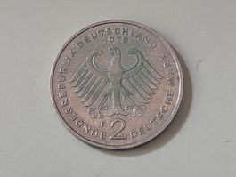 2 Marchi tedeschi (Deutsche Mark) 1979