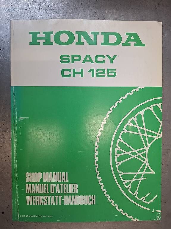 Honda Alle Motorradersatzteile: Werkstatthandbuch Honda CH 125 – Gebraucht aus Ebmatingen von Moto42