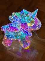 LED Dekoration Einhorn FORNAX Bunt