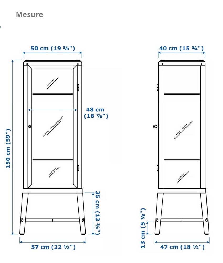 Ikea Vitrines: Vitrine IKEA – D'occasion à Pully par gnap50 1