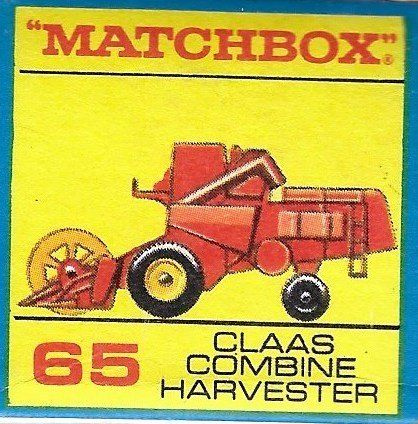 Matchbox Giocattoli: Matchbox Nr. 65 Claas Combine Harvester 1965 – Nuovo e nell'imballaggio originale da Zofingen venduto da Goldengolden 5