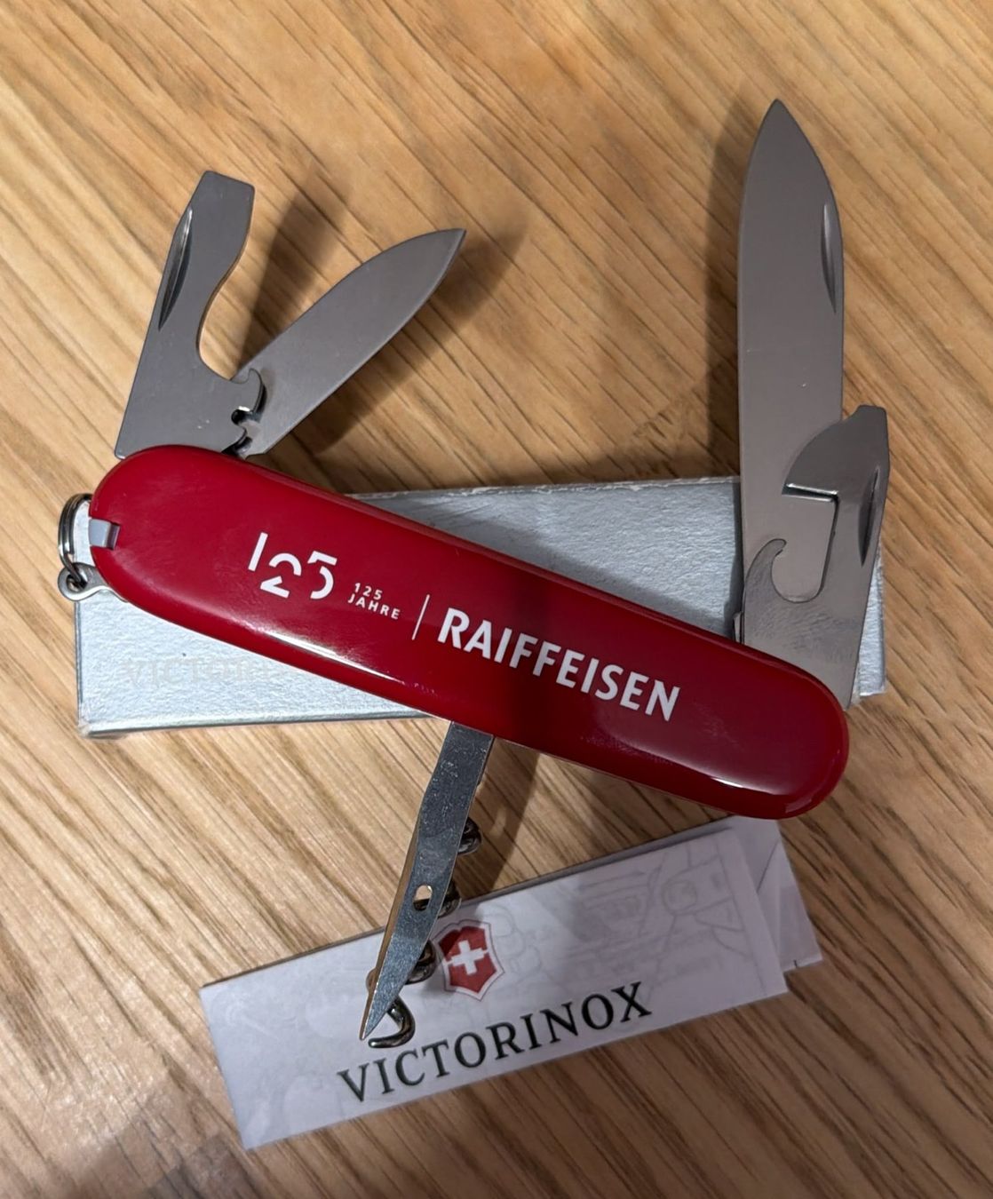 Victorinox Coltelli tascabile: VICTORINOX SACKMESSER RAIFFEISEN – Usato da Zürich venduto da Frei-Occasionen 5