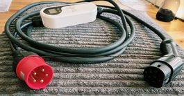 Neue mobile Wallbox / Ladekabel Typ 2 – CEE – 22 kW – 32 A