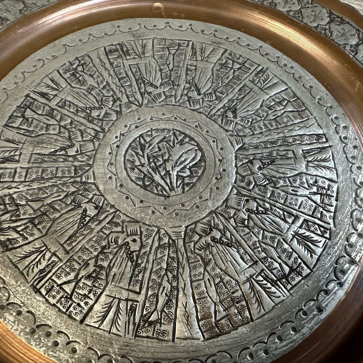 Teller: Orientalischer Zierteller handgearbeitet – Gebraucht aus St-Gingolph von Edgar1920 1