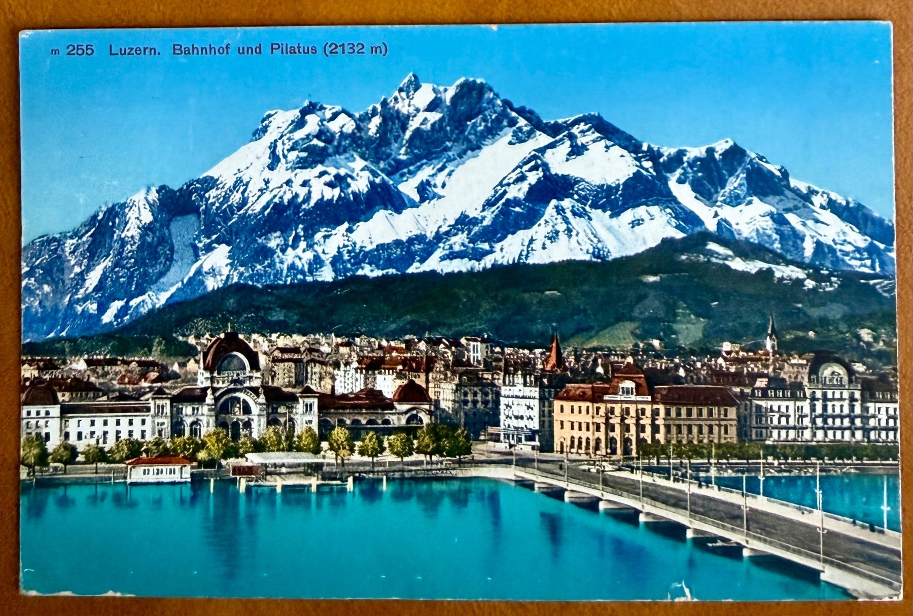 Cartoline postali: AK: Luzern - Bahnhof 1937 – Usato da Lutry venduto da Ediego