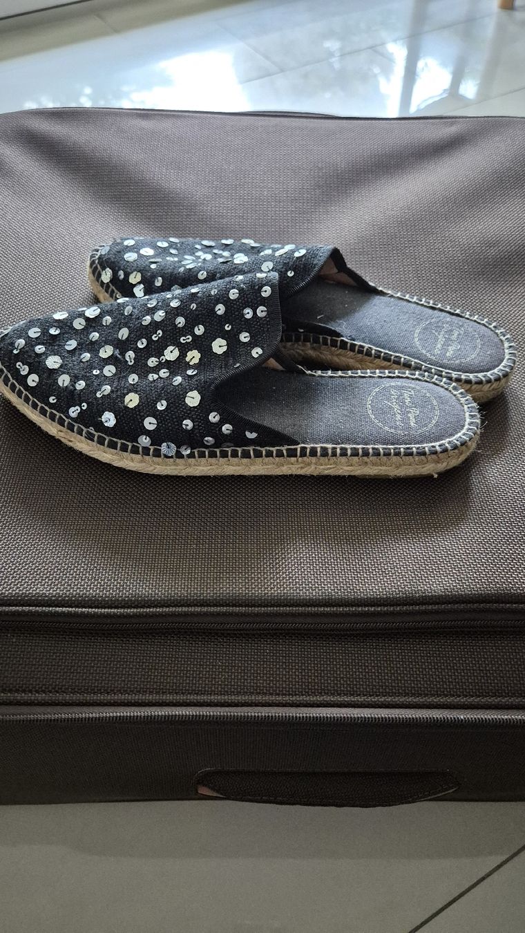 Damenschuhe: Espadrilles à sequins – Neu (gemäss Beschreibung) aus Rolle von pat_n5p5 1